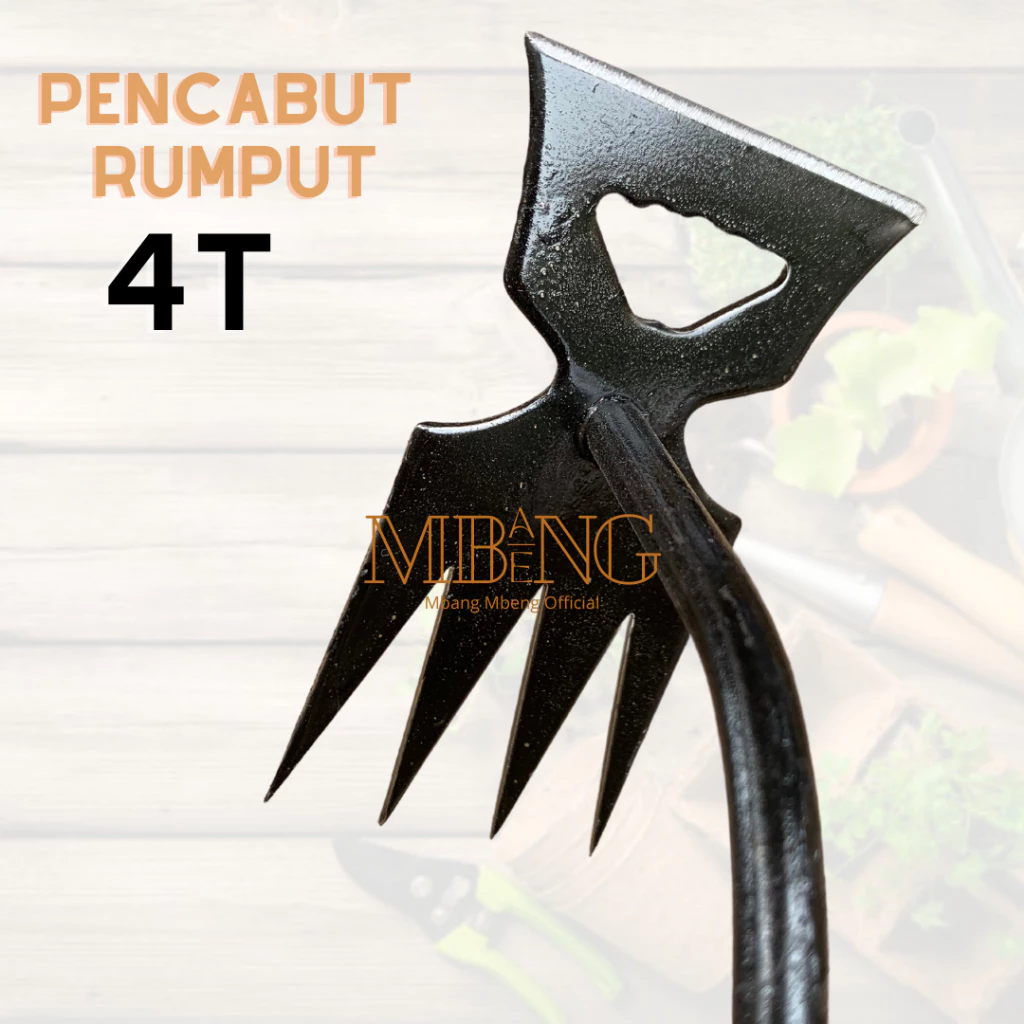 Paket 2 Pcs yang terdiri dari pencabut rumput liar halaman dan cangkul berkebun - Gambar 3