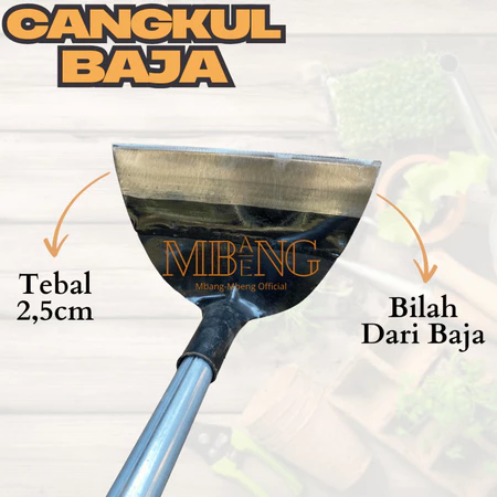 Mbang-Mbeng Cangkul Kepala Pengganti Baja cangkul brazil - Gambar 3