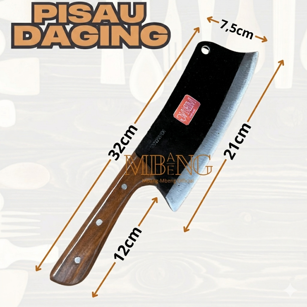 Golok Berkebun PER Asli 4mm - Gambar 4