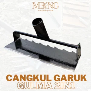 Mbang-Mbeng Cangkul Pembersih Pemotong Gulma Rumput Liar Kebun Sawit Jeruk Baja Asli / nahan gergaji asli