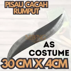 Mbang-Mbeng Pisau Cacah Rumput Uk 30 cm Lubang As Costume