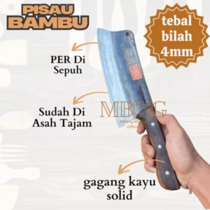 Mbang-Mbeng Golok Kerja PER Asli Super tajam / alat Tukang Kerja Petani