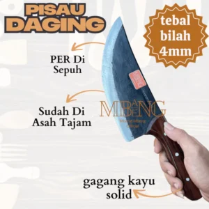 Mbang-Mbeng Pisau Pemotong Daging PER asli 4 mm / pencacah daging / pisau cacah daging