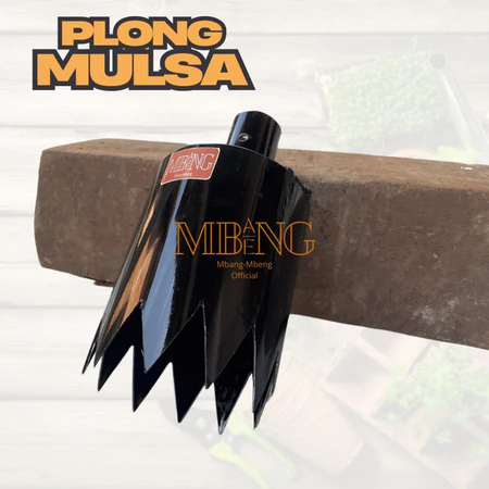 Mbang-Mbeng Plong Mulsa diameter 9cm / Alat Pelubang Plastik Mulsa Tanpa Gagang / pelubang - Gambar 3