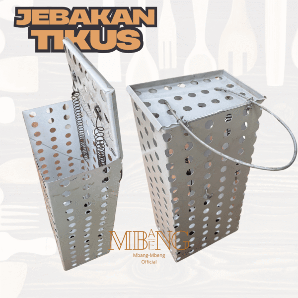 Mbang-Mbeng Jebakan Tikus Jumbo Tahan Karat / perangkap tikus / kurungan tikus - Gambar 2