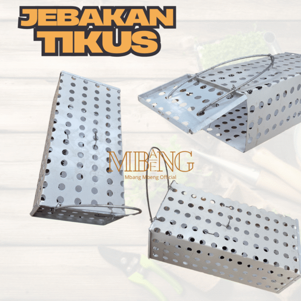 Mbang-Mbeng Jebakan Tikus Jumbo Tahan Karat / perangkap tikus / kurungan tikus - Gambar 3