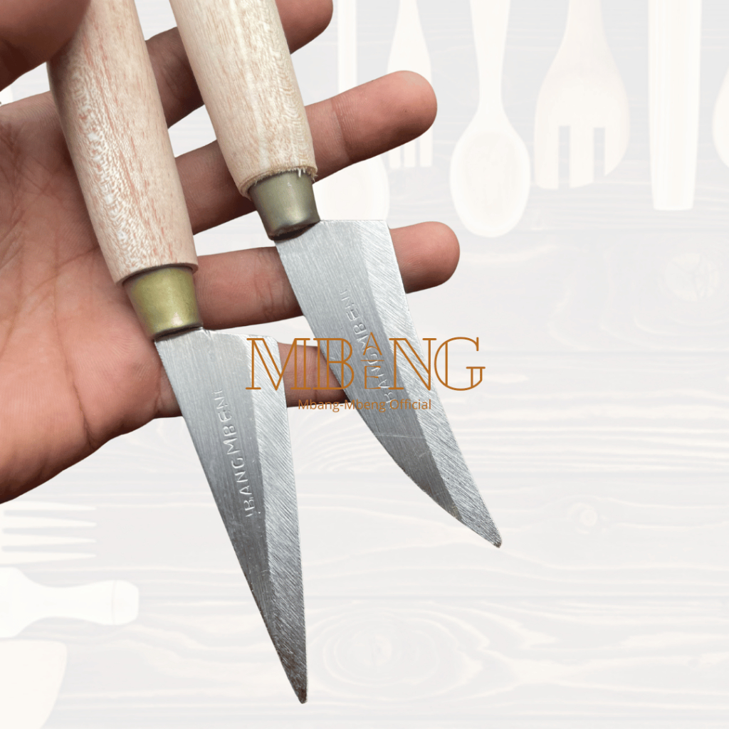 Mbang-Mbeng Pisau Serut Bambu Layang-Layang Staineees - Gambar 3