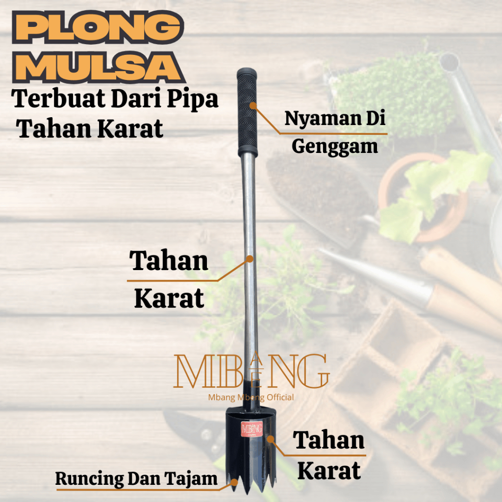 Mbang-Mbeng Plong Mulsa diameter 7cm
