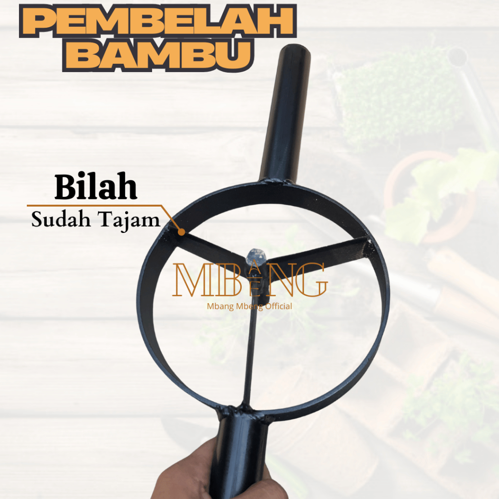 Mbang-Mbeng Pisau Pembelah Bambu - Gambar 2