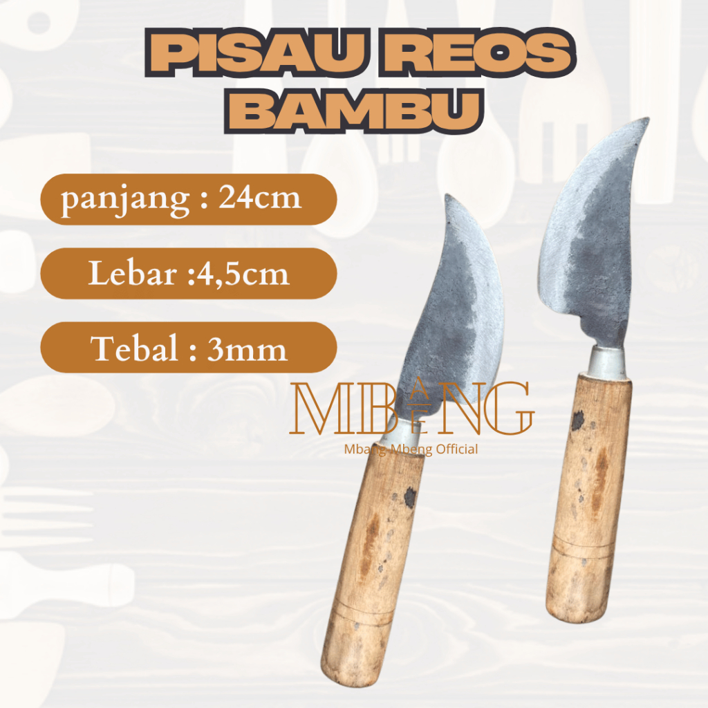 Mbang-Mbeng Pisau Kreos Baja Strip 3mm - Gambar 3